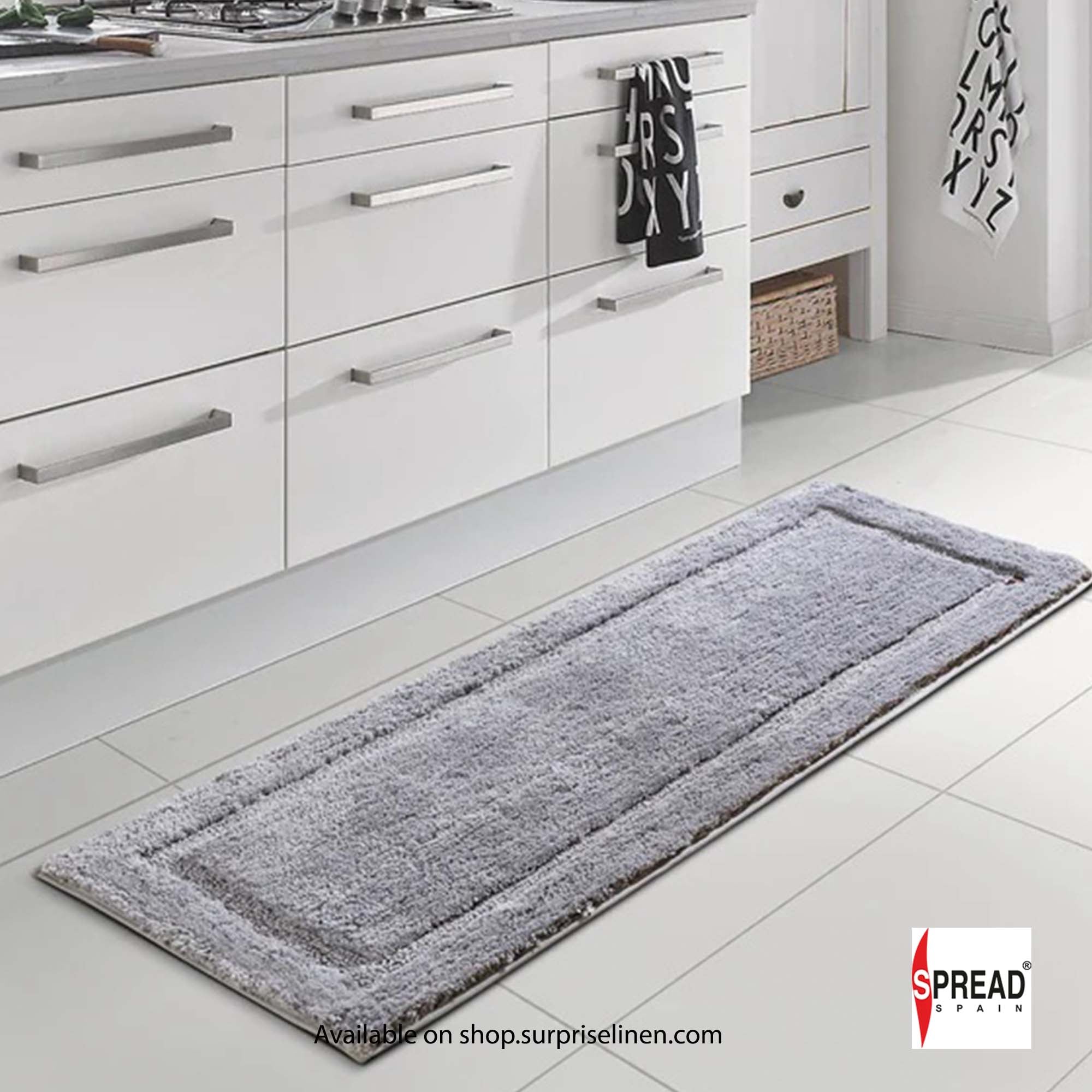 Spread Spain - Superba Luxury Bath Mats (Grey)