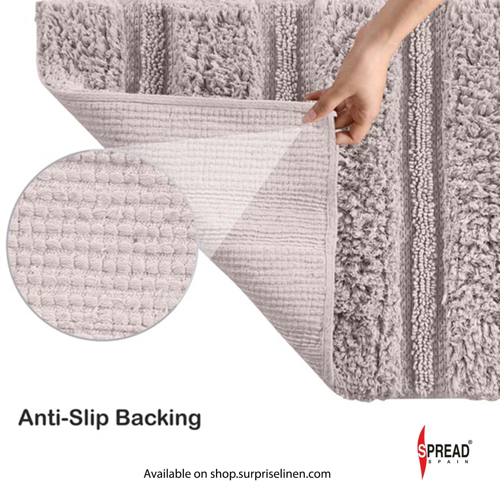 Spread Spain - Resort Luxurious Bath Mats (Cobble Stone)