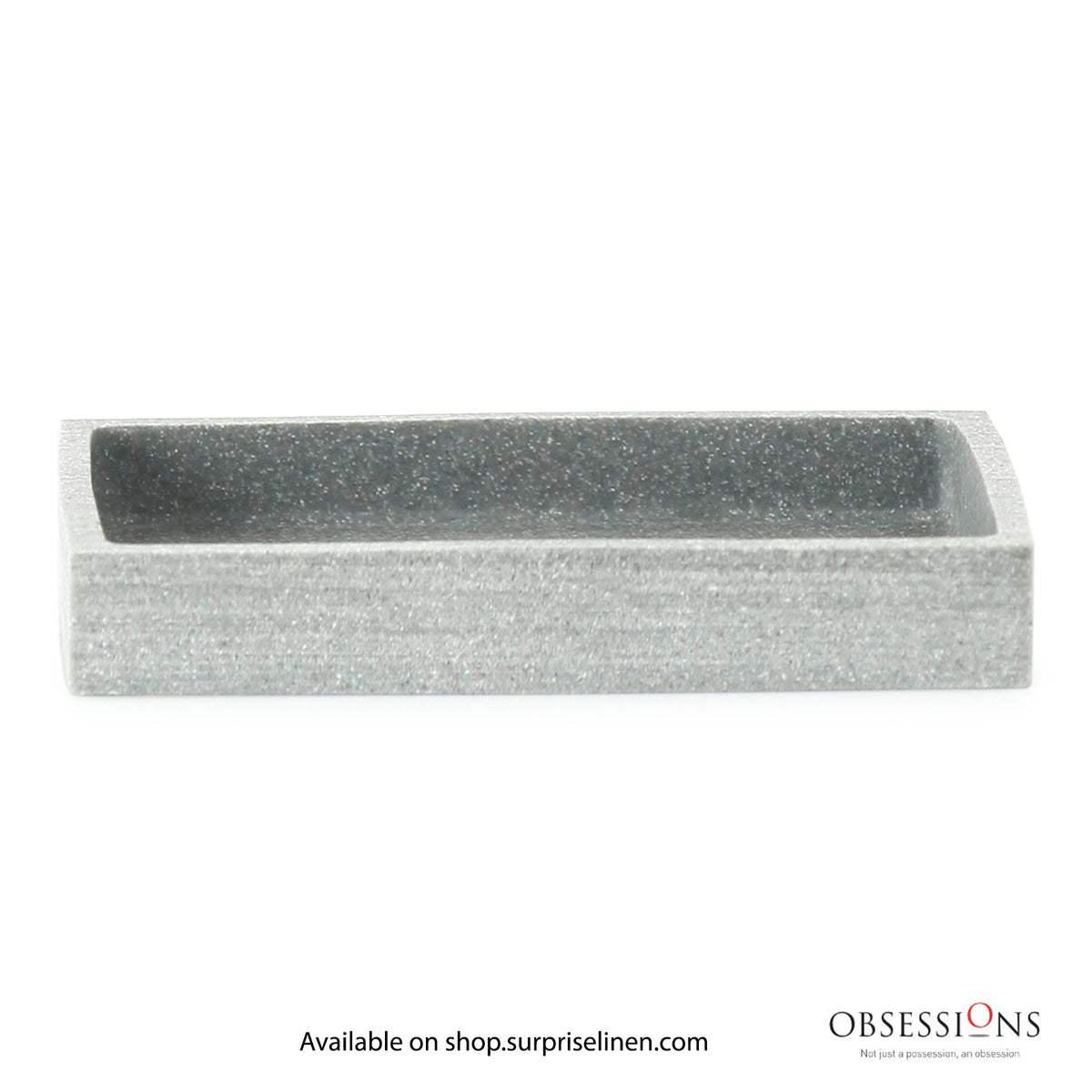 Obsessions - Alvina Collection Luxury Bathroom Accessory Set (Ash Grey)