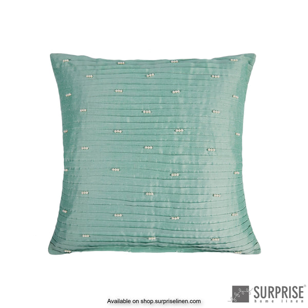 Surprise Home - Pearl Pleats Cushion Cover (Sage Green)