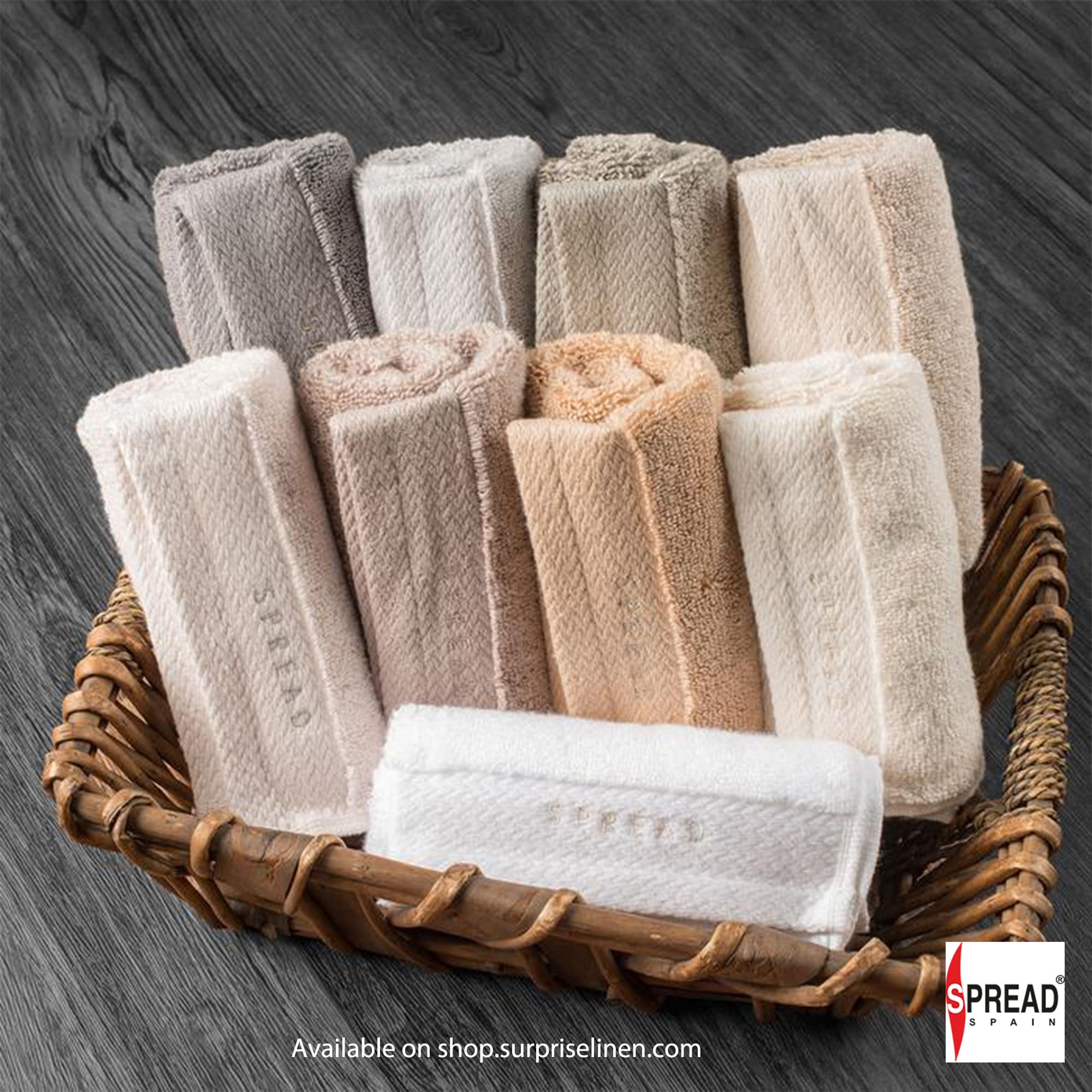 Spread Spain - Resort Collection 720 GSM Cotton Luxury Towels (Beige)