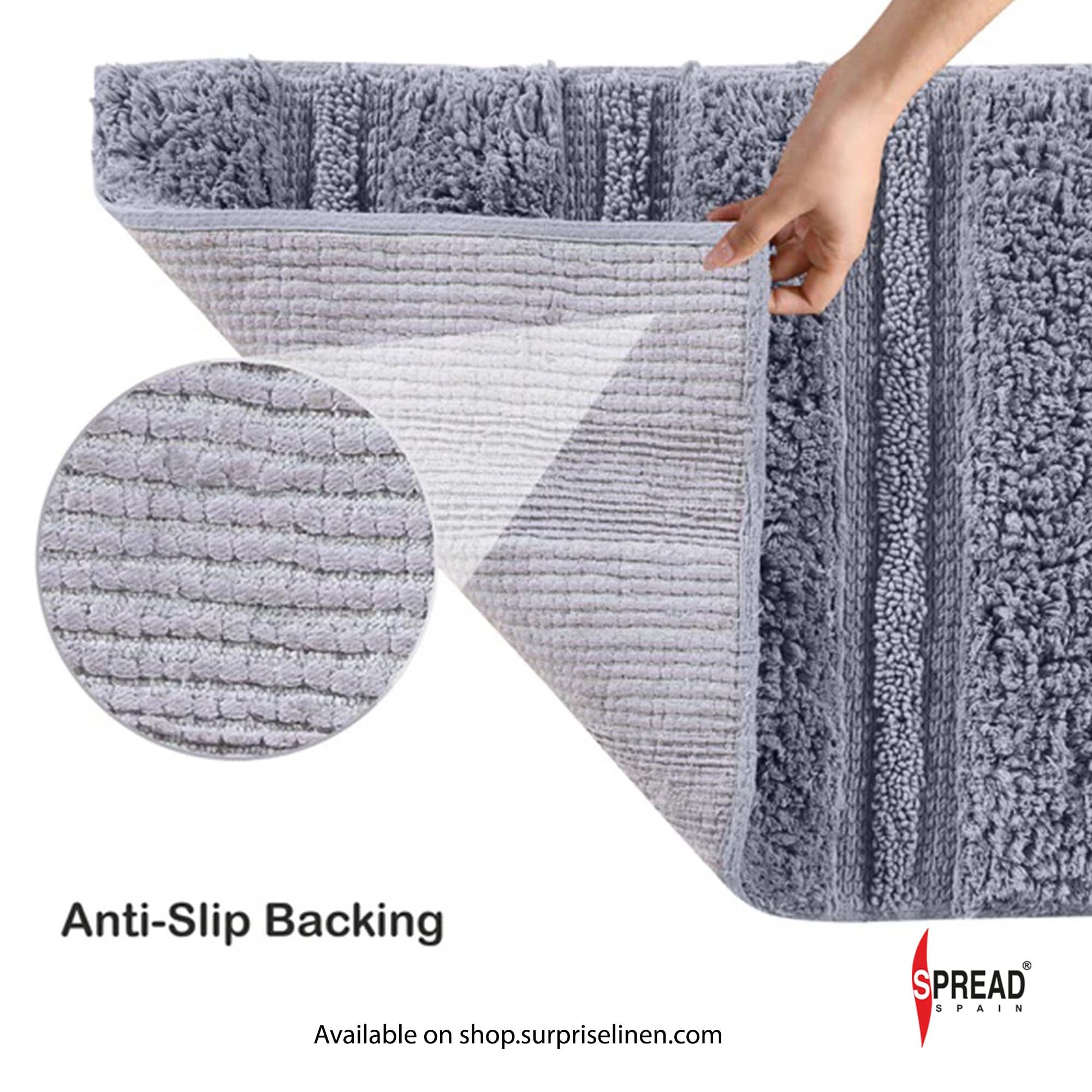 Spread Spain - Resort Luxurious Bath Mats (Carbon)
