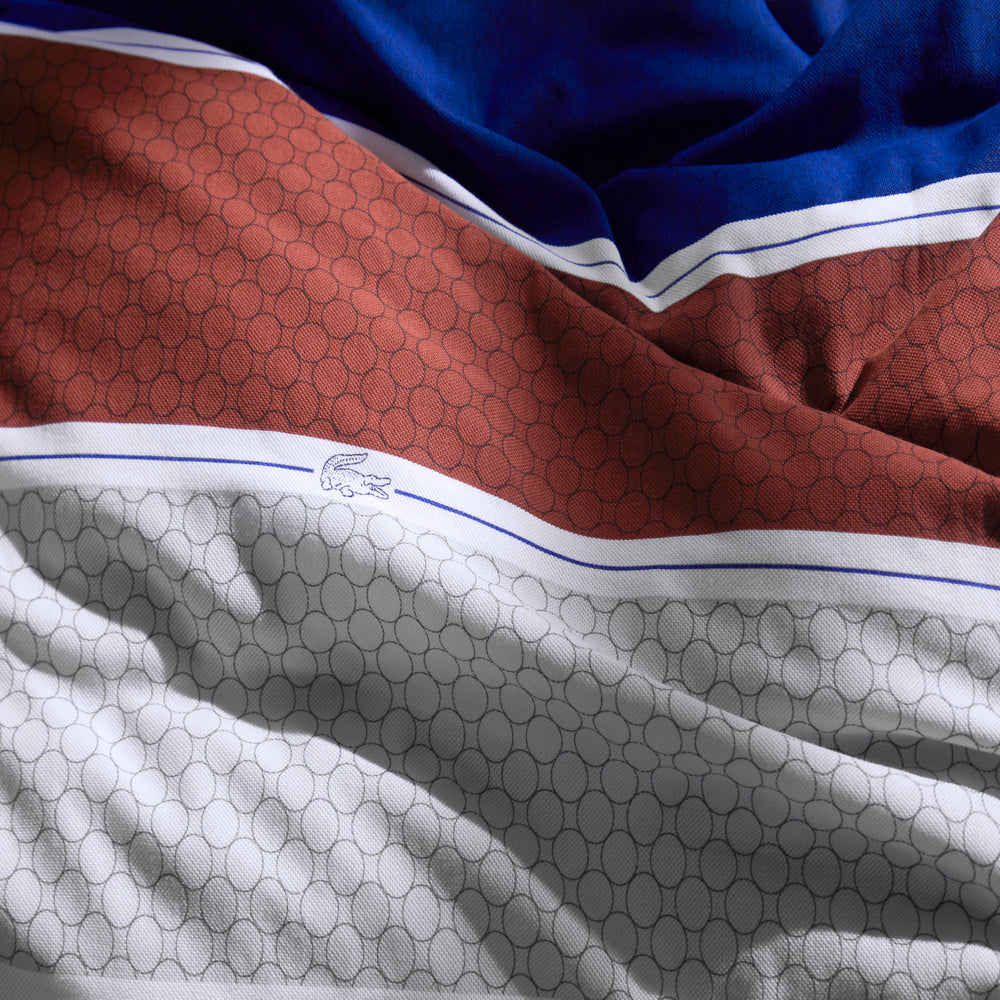 Lacoste - Anglet Terracotta 3 Pcs Duvet Cover Set made in 100% Organic Cotton