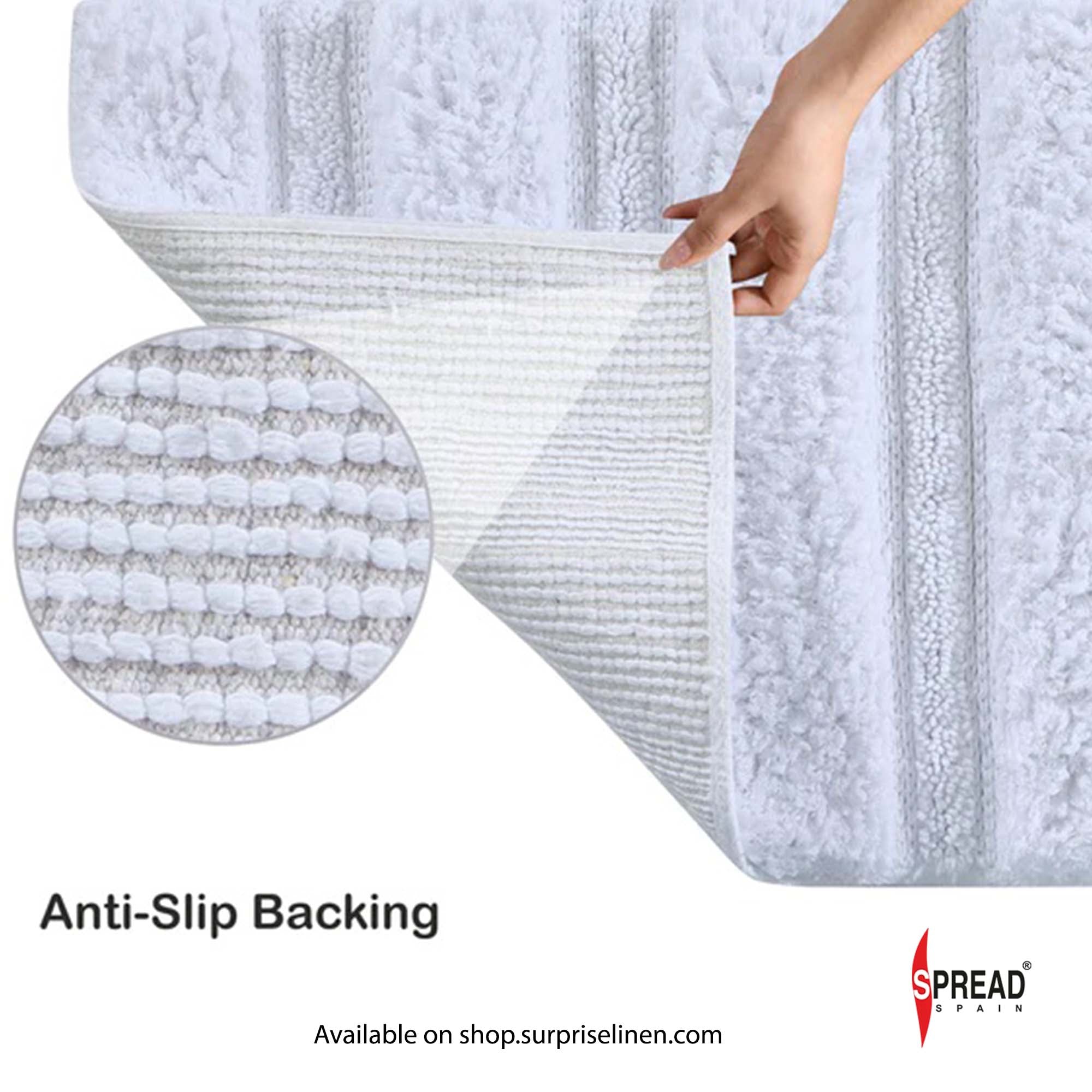 Spread Spain - Resort Luxurious Bath Mats (White)