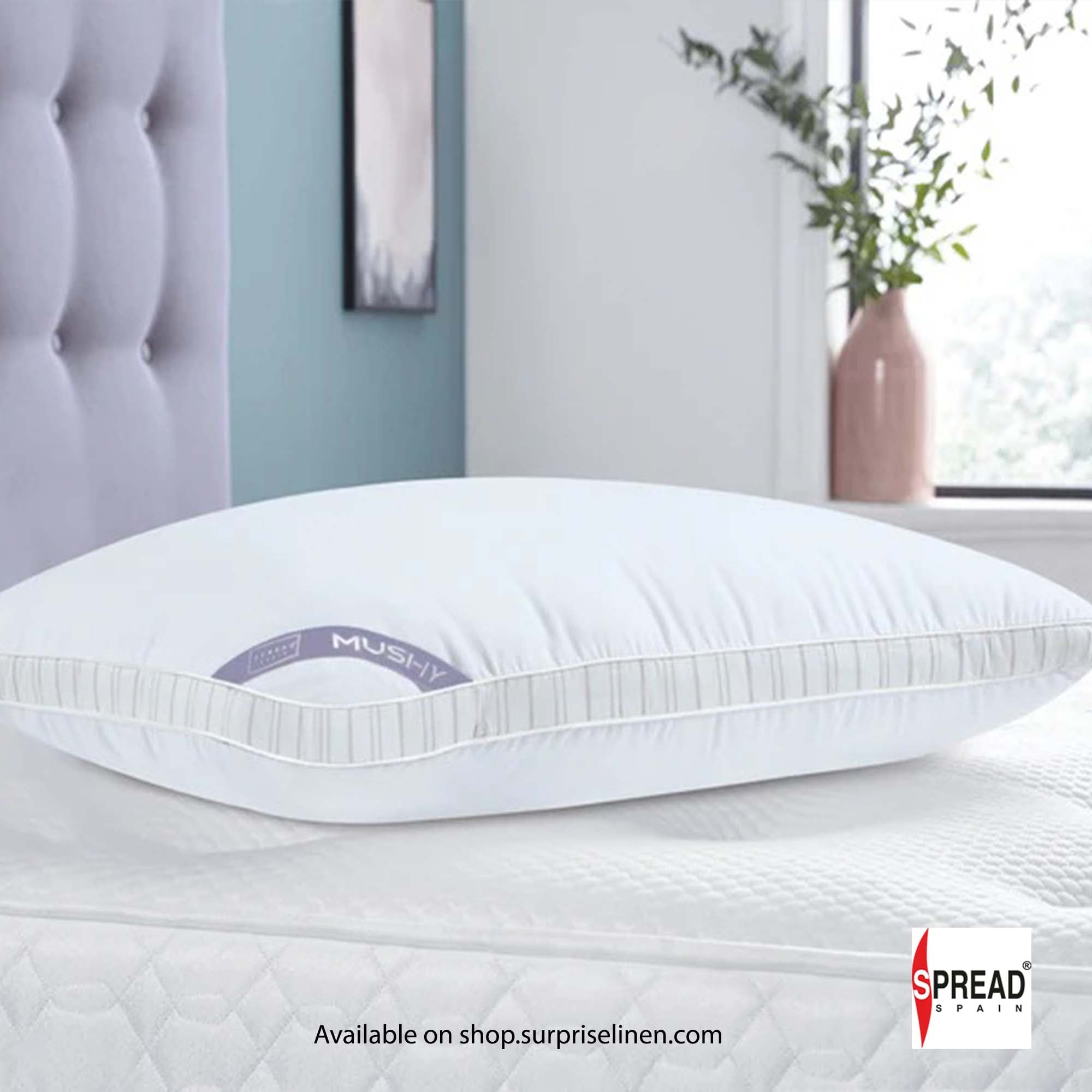 Spread Spain - Natural White Mushy Pillow