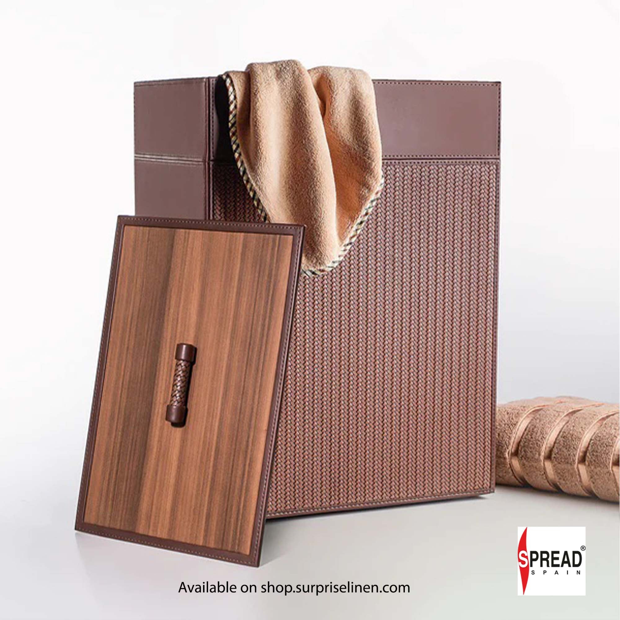 Spread Spain - Riggiani Collection Laundry Hamper (Cappuccino)