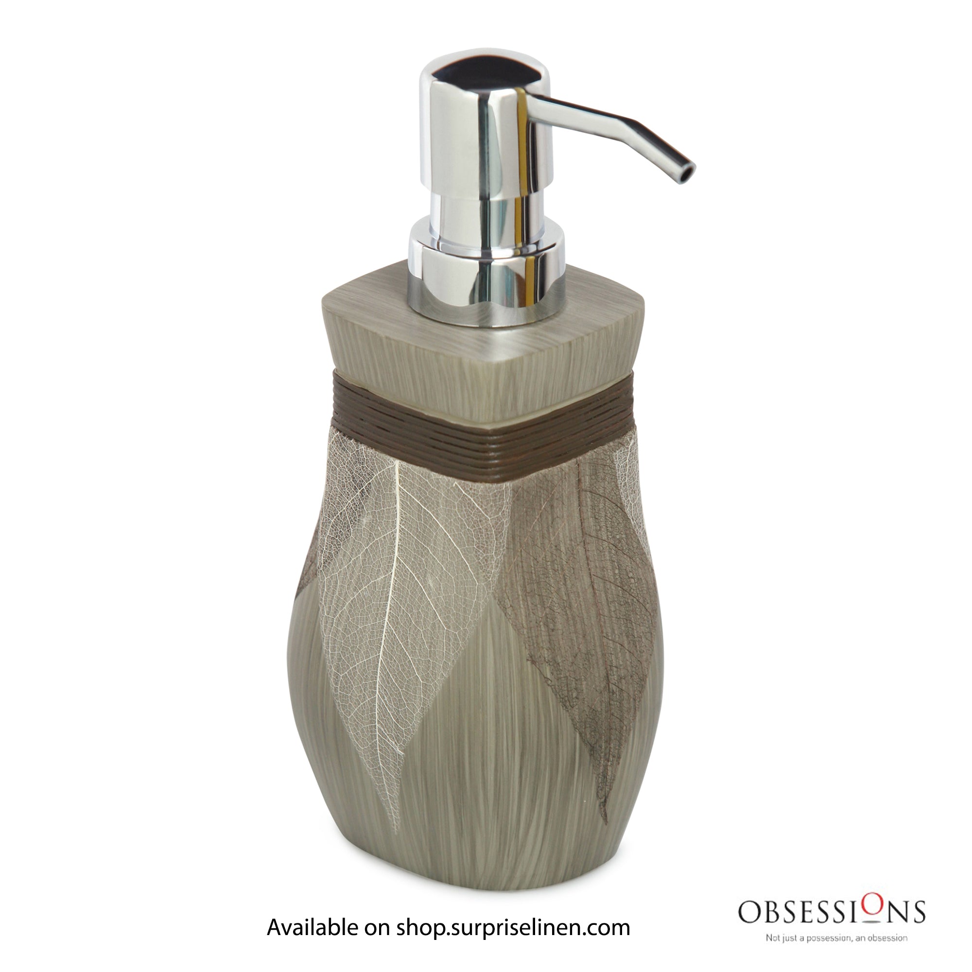 Obsessions - Alvina Collection Luxury Bathroom Accessory Set (Ashen Grey)