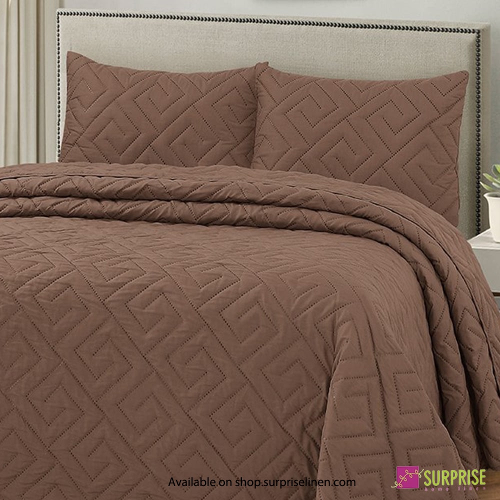 Surprise Home - Everyday Essentials D'Lux 3 Pcs Bedcover Set (Rain Drum)