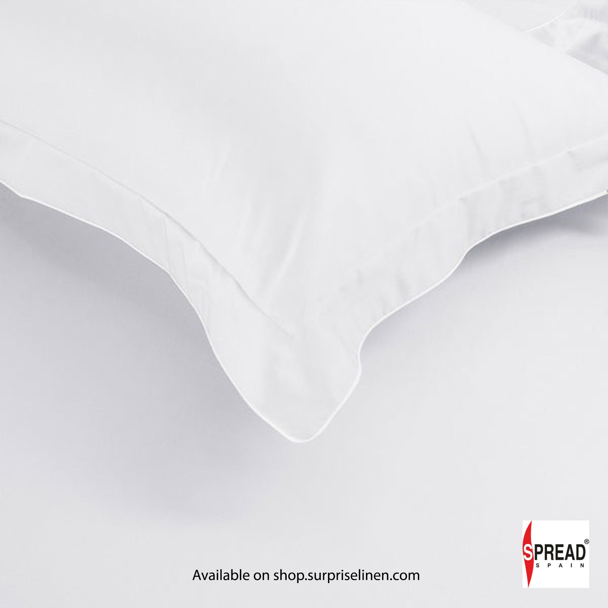 Spread Spain - The Italian Collection 500 Thread Count Cotton Bedsheet Set (White)