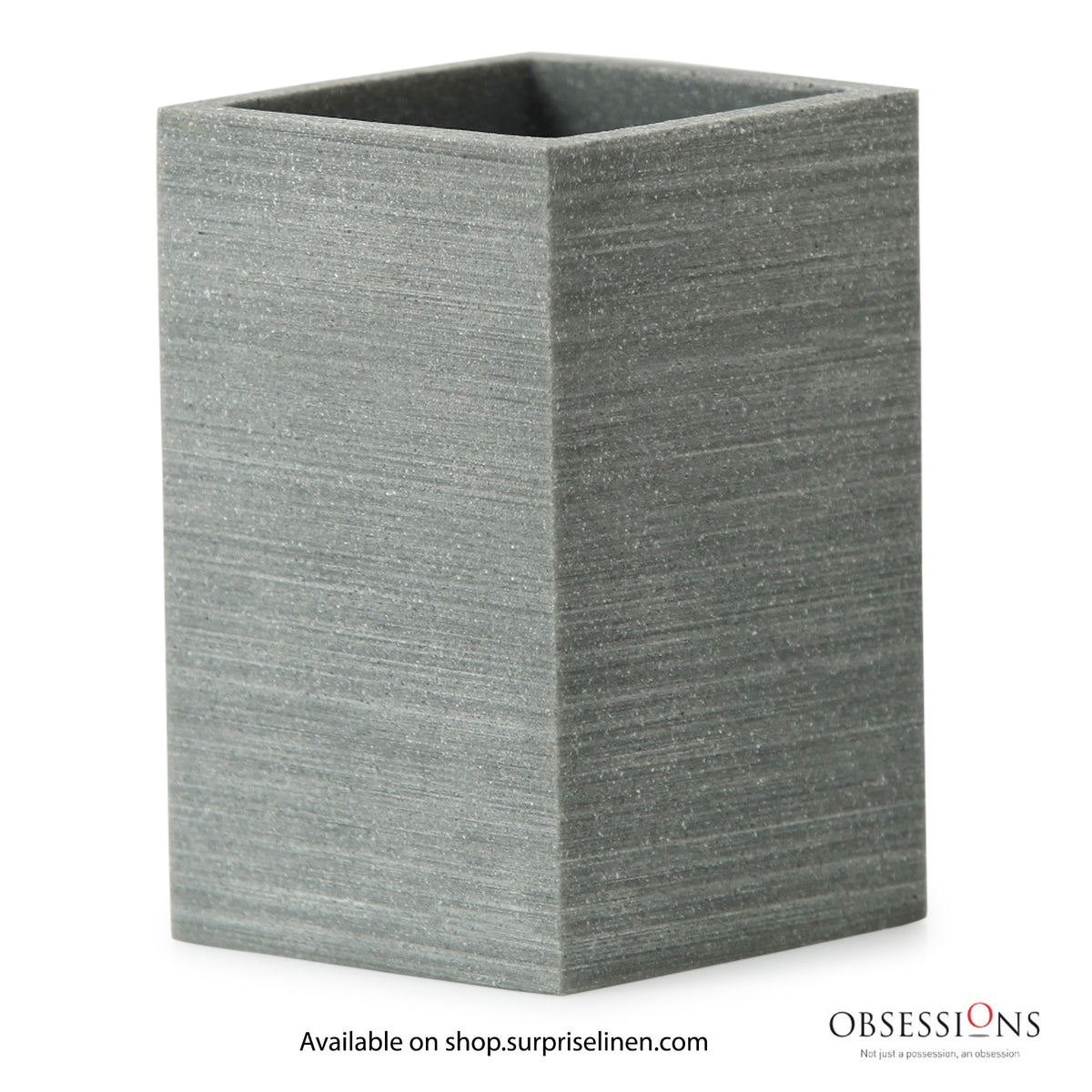 Obsessions - Alvina Collection Luxury Bathroom Accessory Set (Ash Grey)