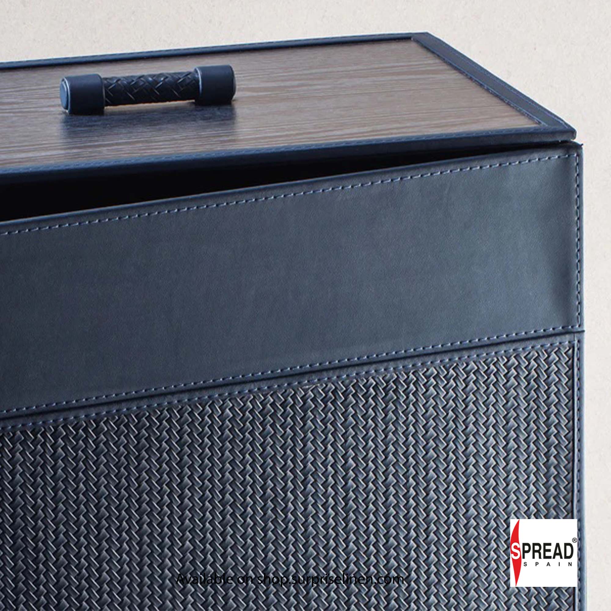 Spread Spain - Riggiani Collection Laundry Hamper (Midnight Navy)