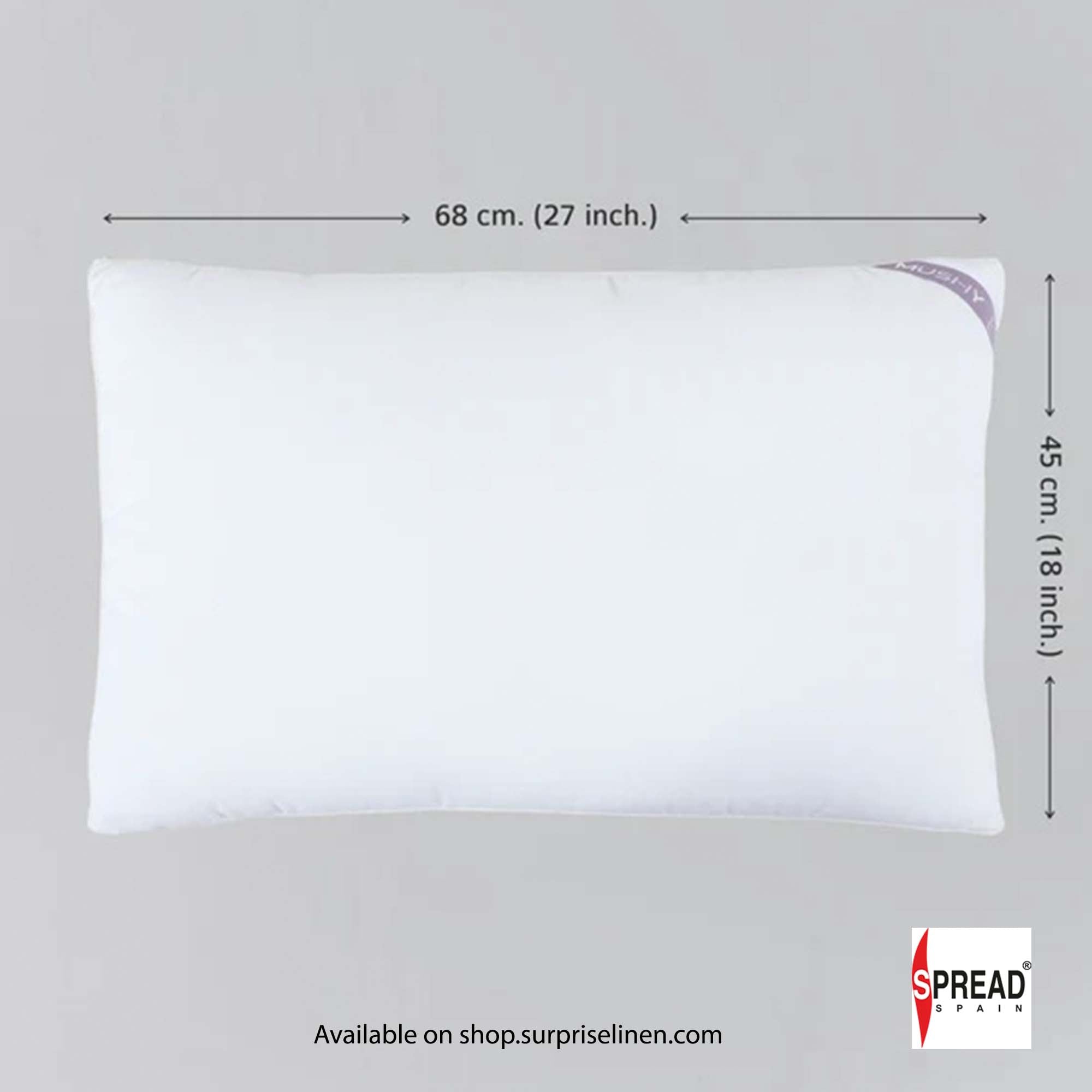 Spread Spain - Natural White Mushy Pillow