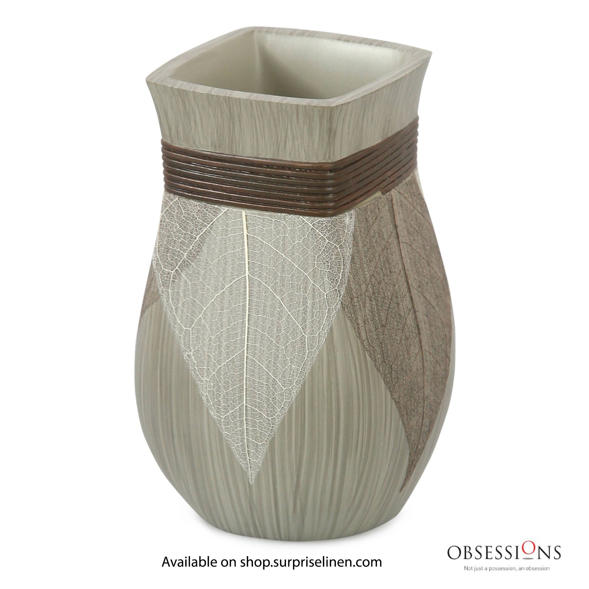 Obsessions - Alvina Collection Luxury Bathroom Accessory Set (Ashen Grey)