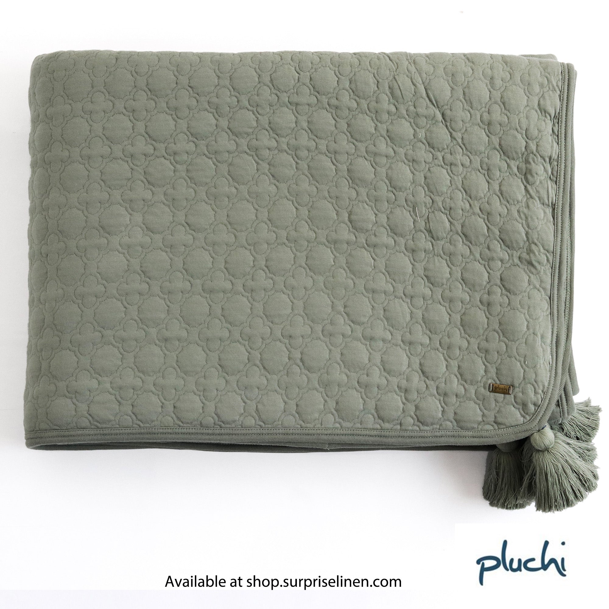 Pluchi - Bubbly Collection 3 Pcs Bedcover Set (Ryegrass)