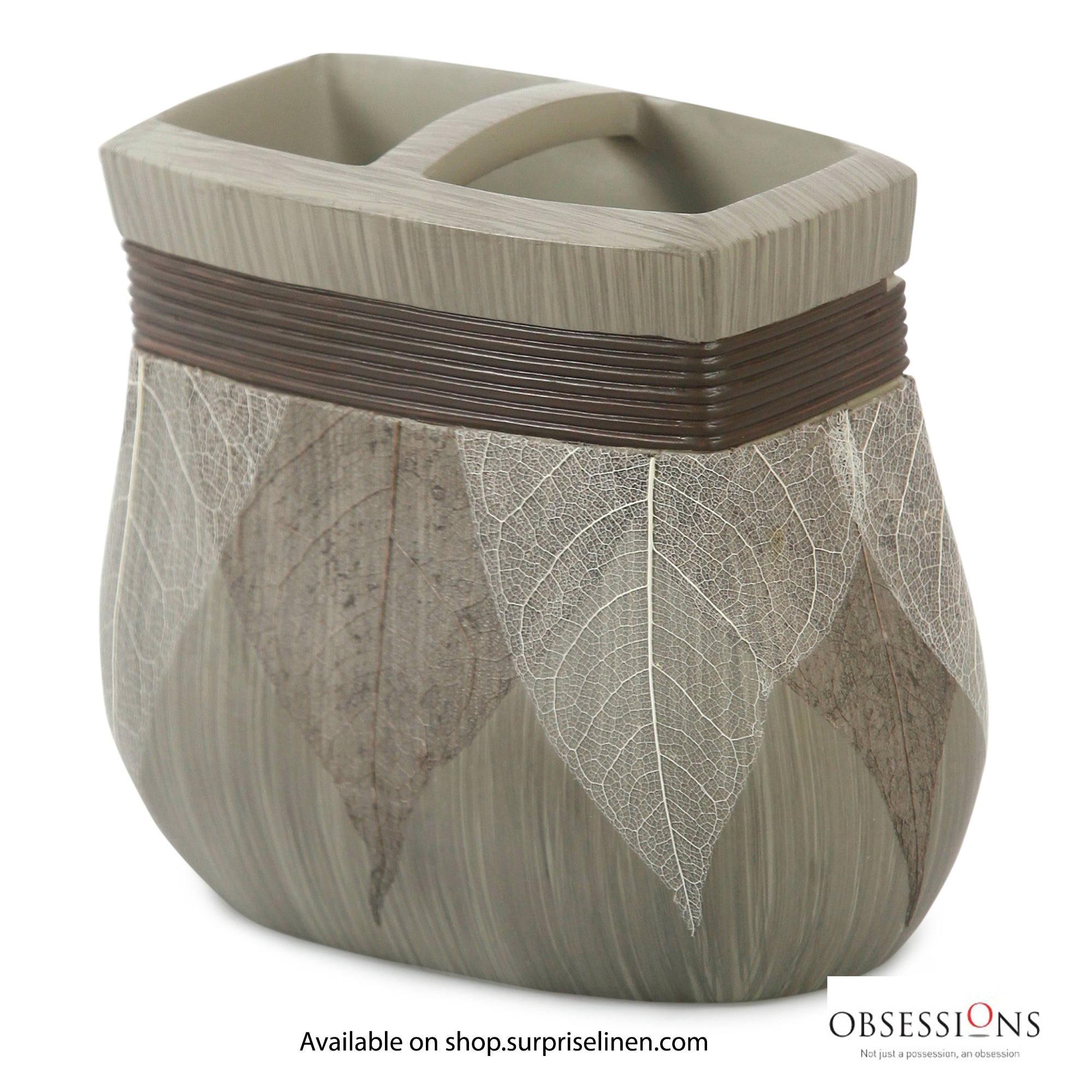 Obsessions - Alvina Collection Luxury Bathroom Accessory Set (Ashen Grey)