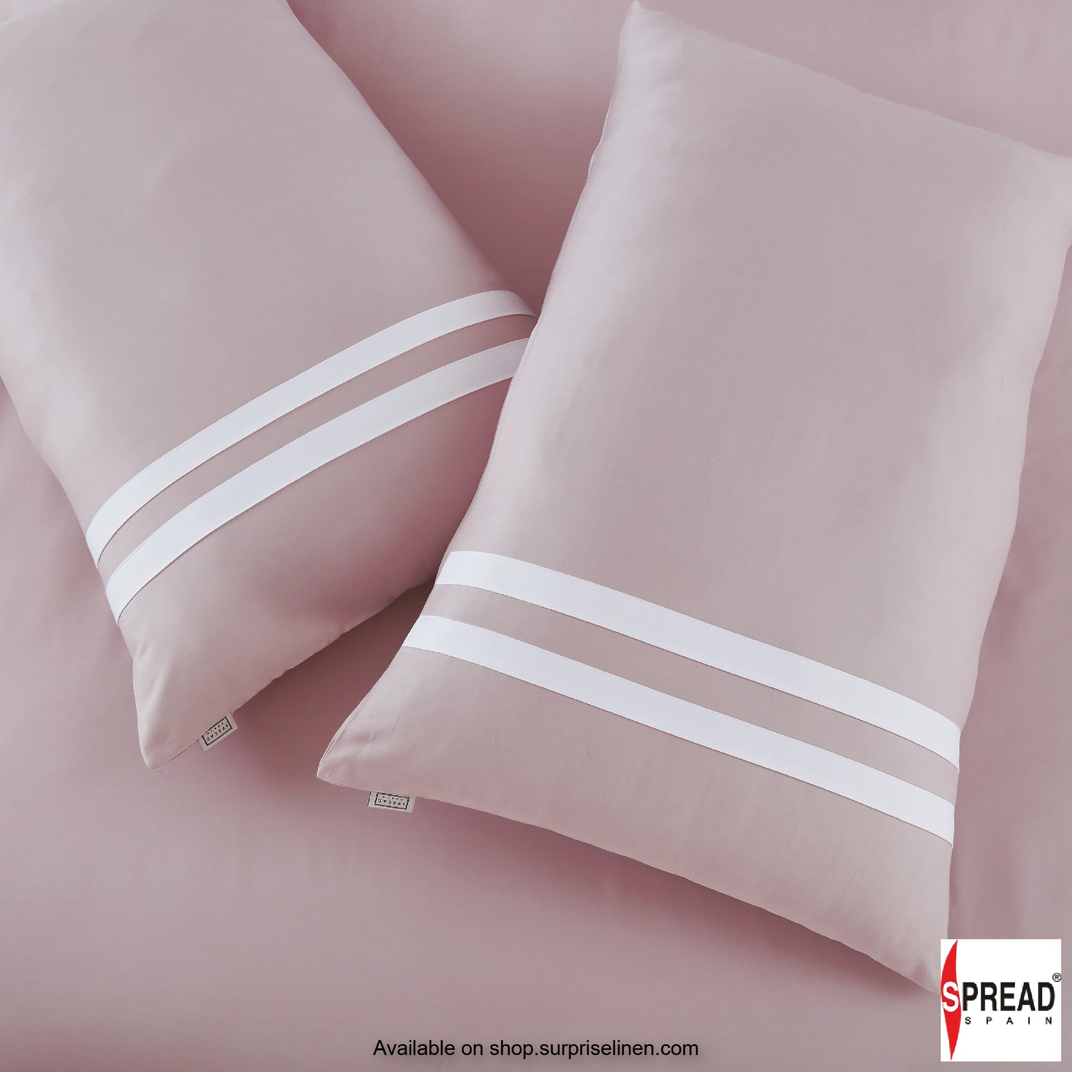 Spread Spain - Botanic Cotton 550 Thread Count Bedsheet Set - Rose