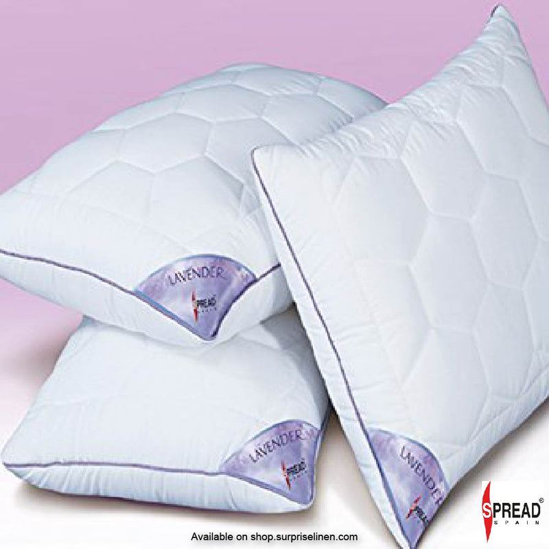 Spread Spain - Lavender With Suede Fabric And Micro Fibre Inside Pillow