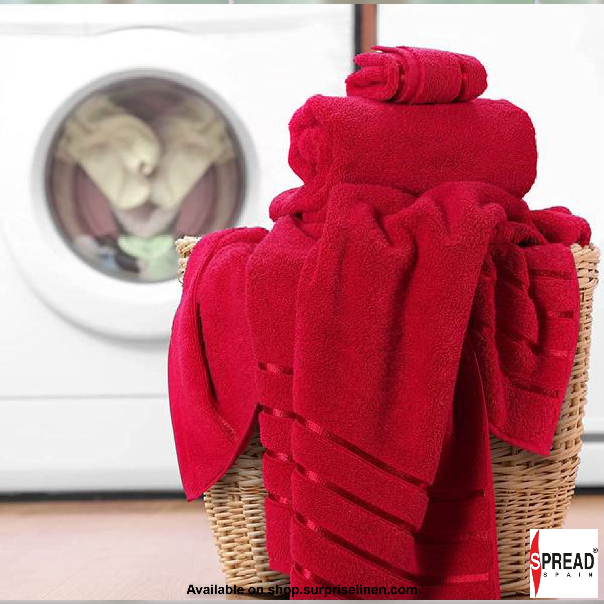 Spread Spain - Roman Bath Towels (Red)