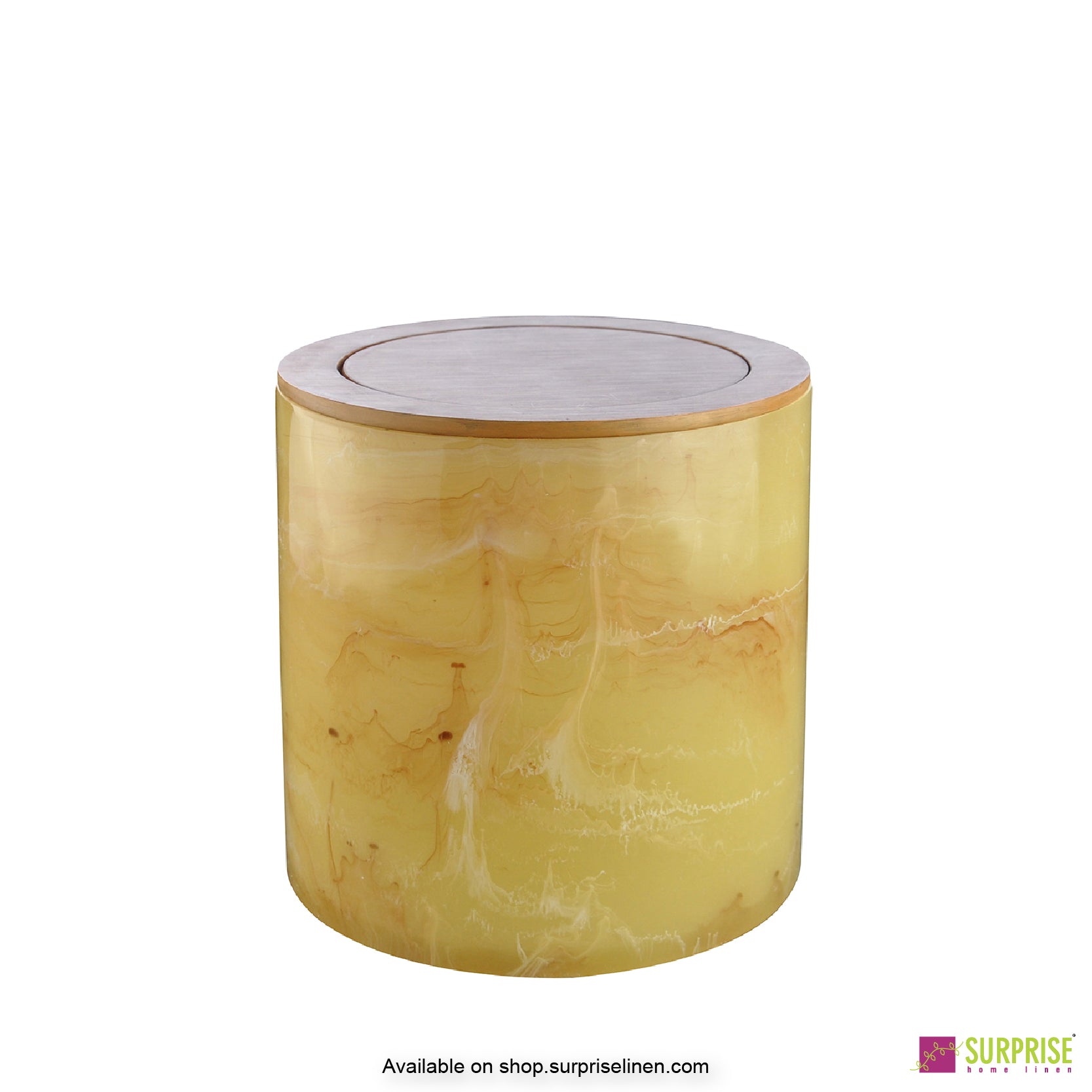 Surprise Home - Primo Dust Bin (Light Mustard)