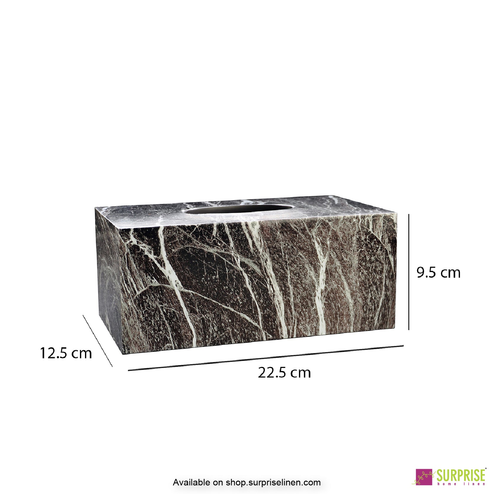Surprise Home - Recto Tissue Box (Thunder Grey)