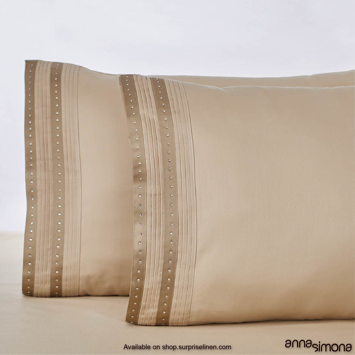 Anna Simona - Emery Bedsheet Set (Buff)