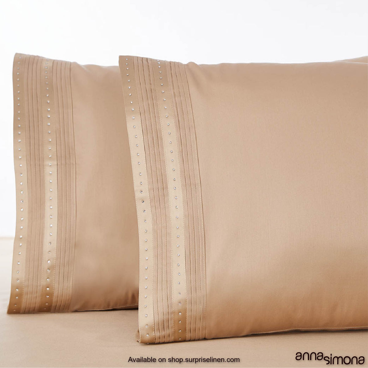 Anna Simona - Emery Bedsheet Set (Craft Brown)