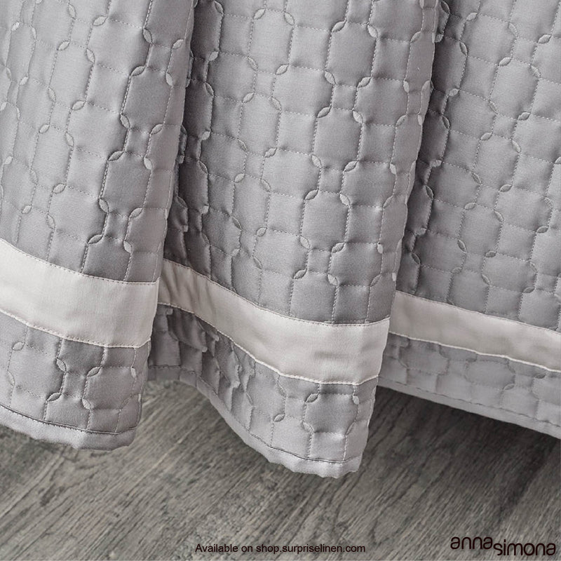 Anna Simona - Spenser Bed Cover Set (Grey / Stone)