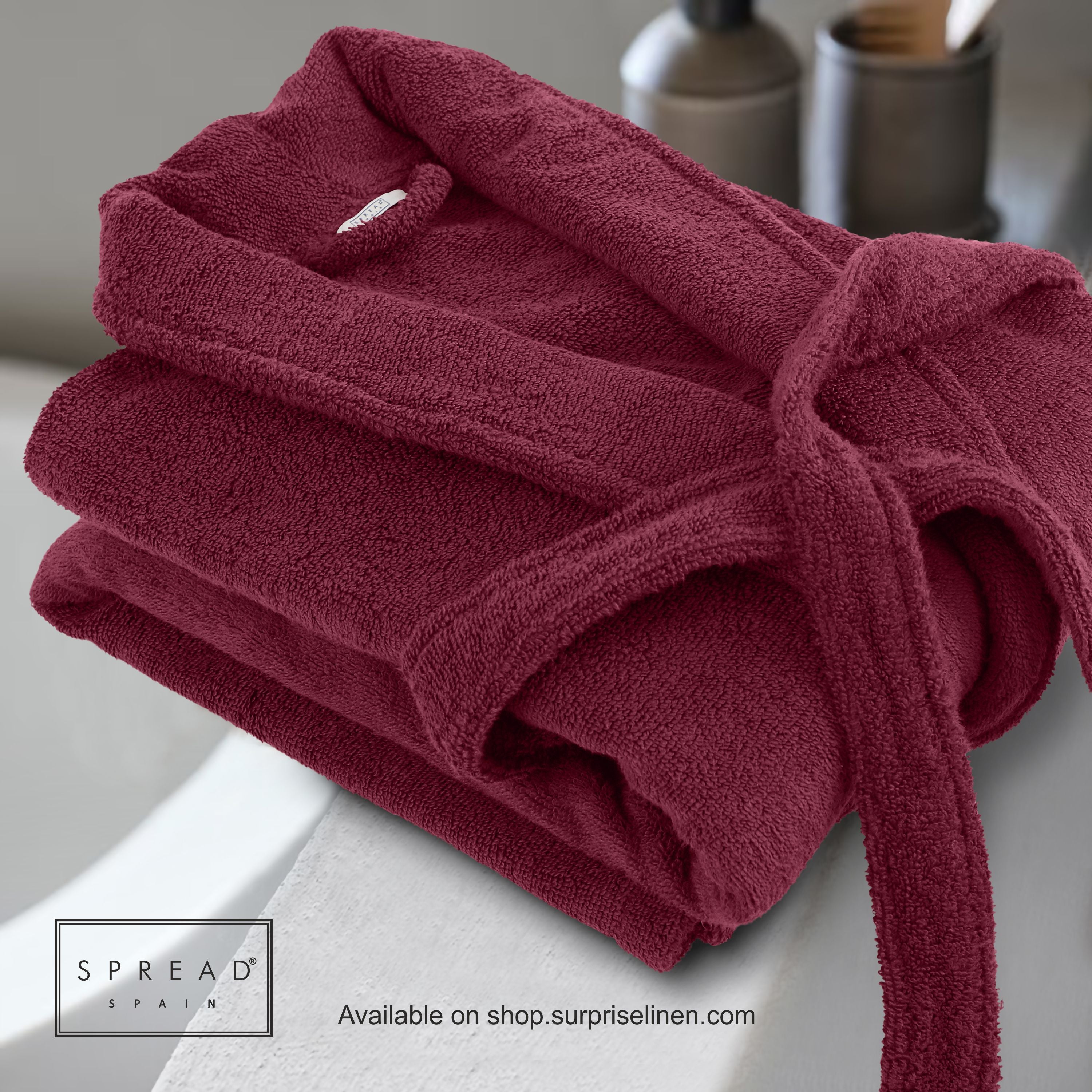 Spread Spain - Roman Bathrobe Collection Highly Absorbent & Soft Bathrobe (Marshala)