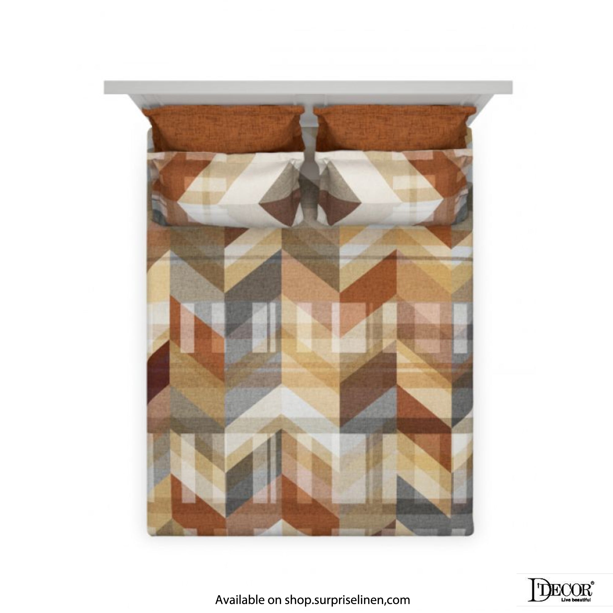 D'Decor - Orion Collection 100% Cotton Modish Bedsheet Set