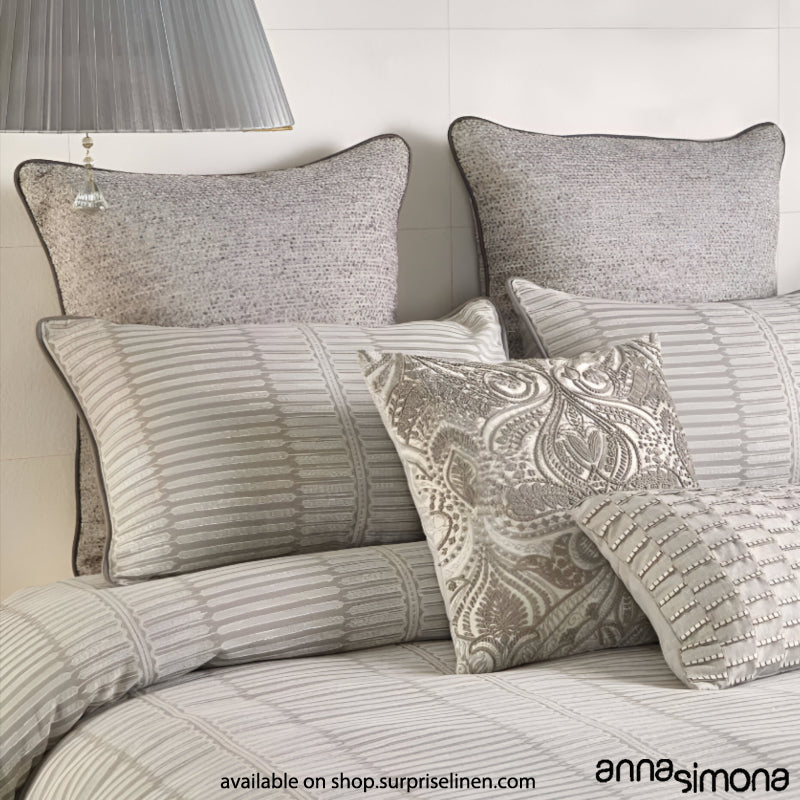 Anna Simona - Oracle 7 Pcs Linen Duvet Ensemble Set