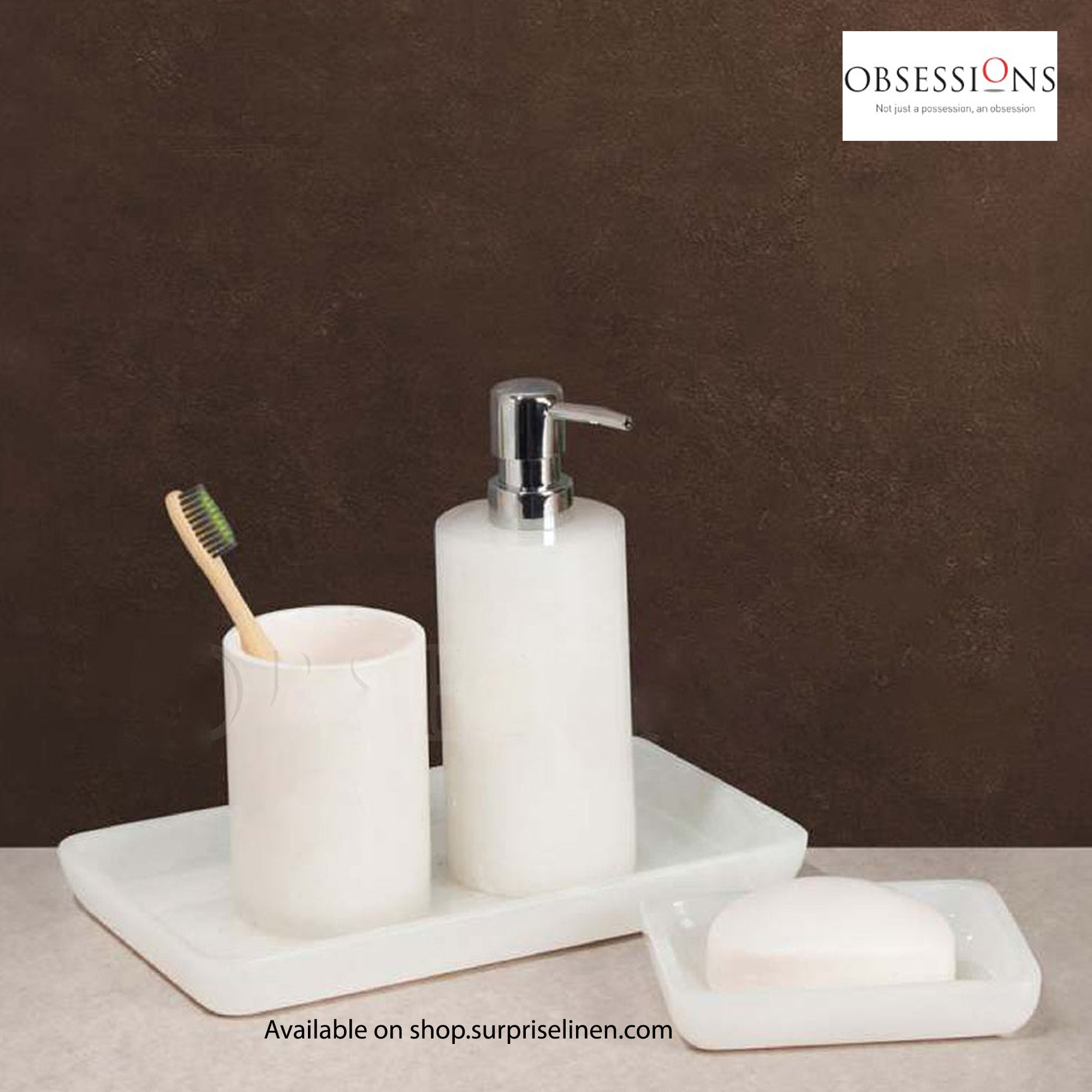 Obsessions - Arsh Collection 4 Pcs Bath Set (Ivory)