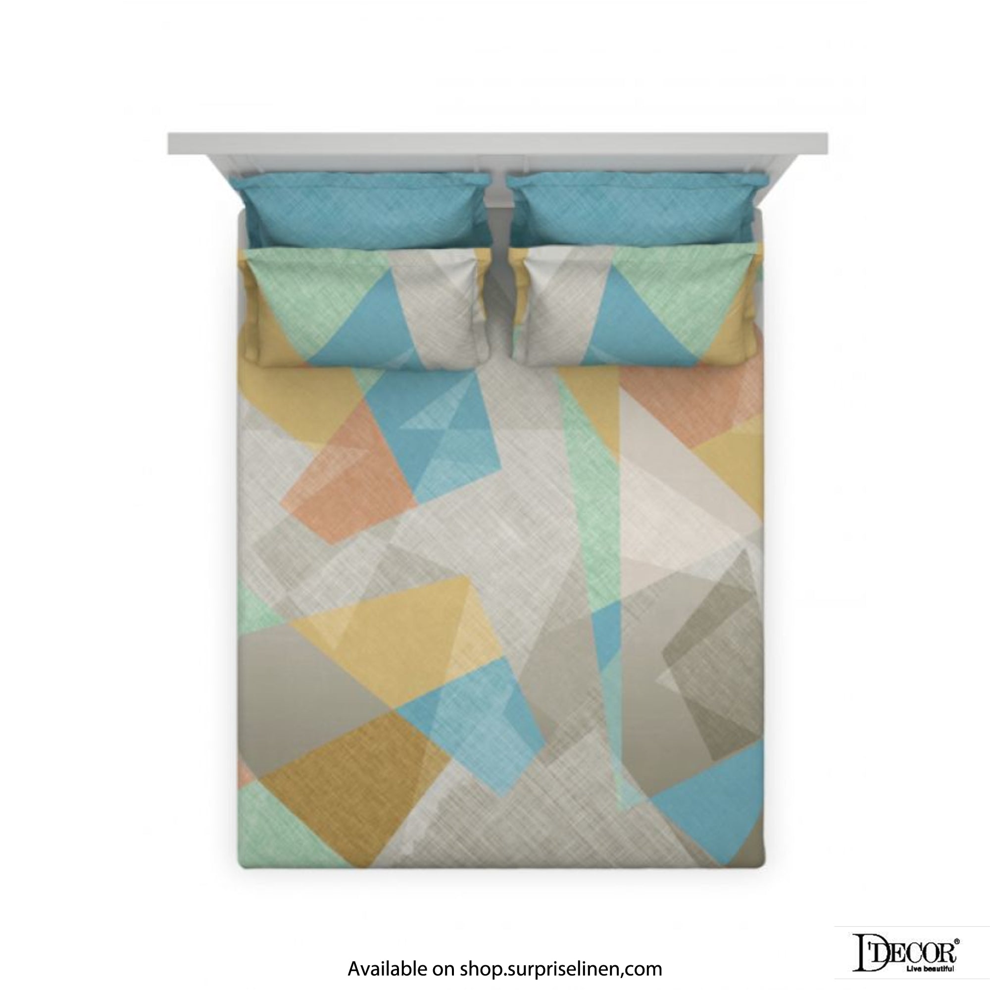 D'Decor - Orion Collection 100% Cotton Topaz Bedsheet Set