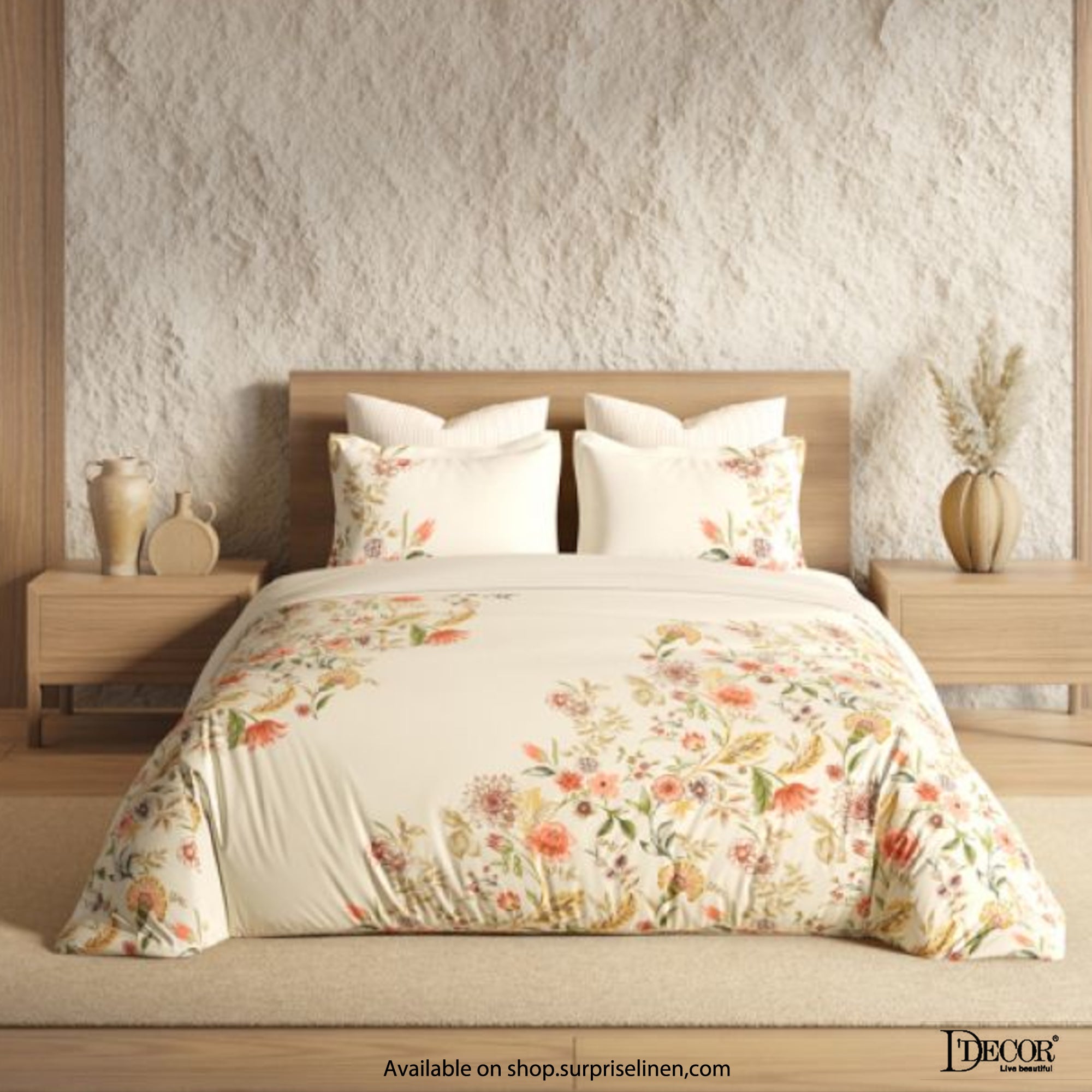 D'Decor - Orion Collection 100% Cotton Irish Bedsheet Set