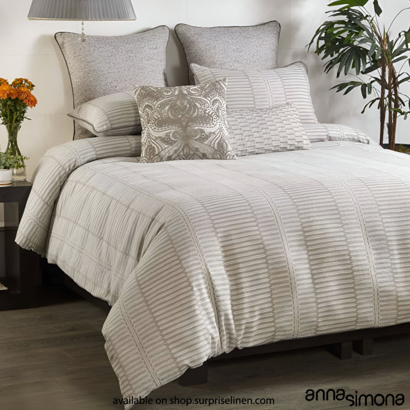 Anna Simona - Oracle 7 Pcs Linen Duvet Ensemble Set