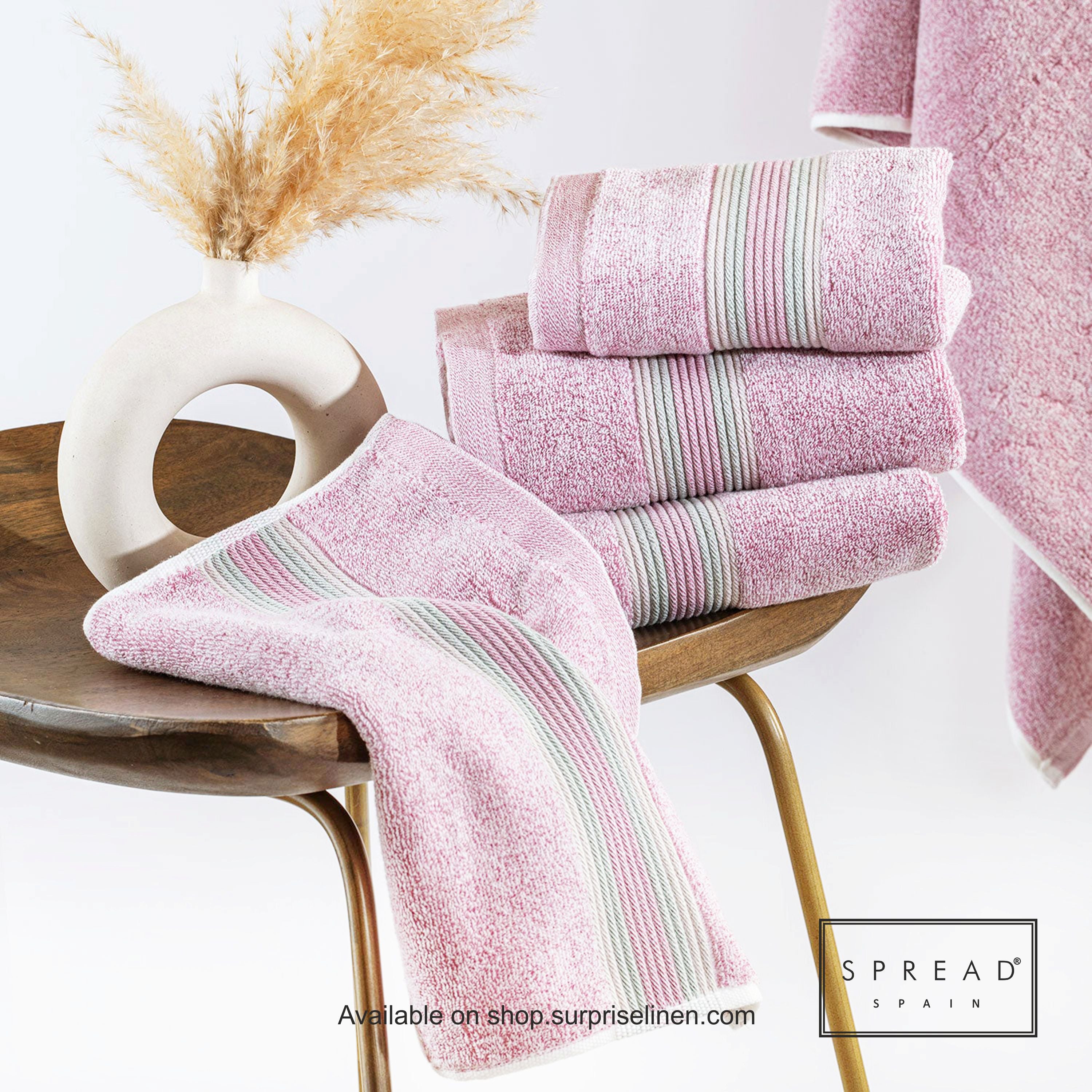 Spread Spain - Water & Soil Collection Bamboo Cotton Towel (Pink)