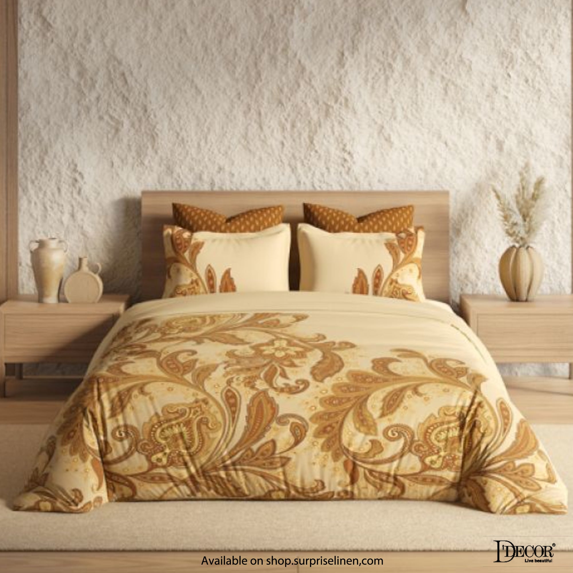 D'Decor - Orion Collection 100% Cotton Royal Paisley Bedsheet Set