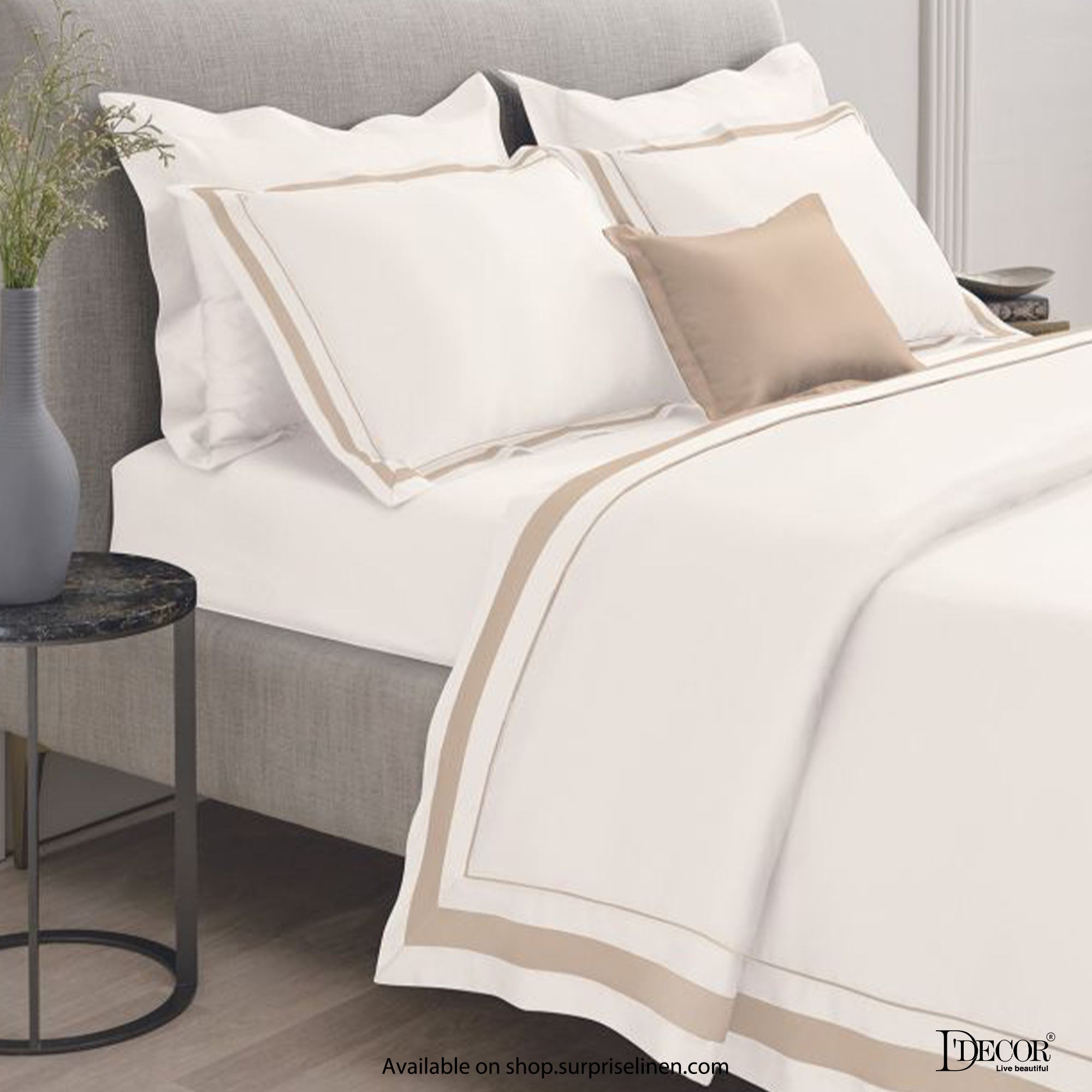 D'Decor - Urban Collection Linen Bed Sheet Set