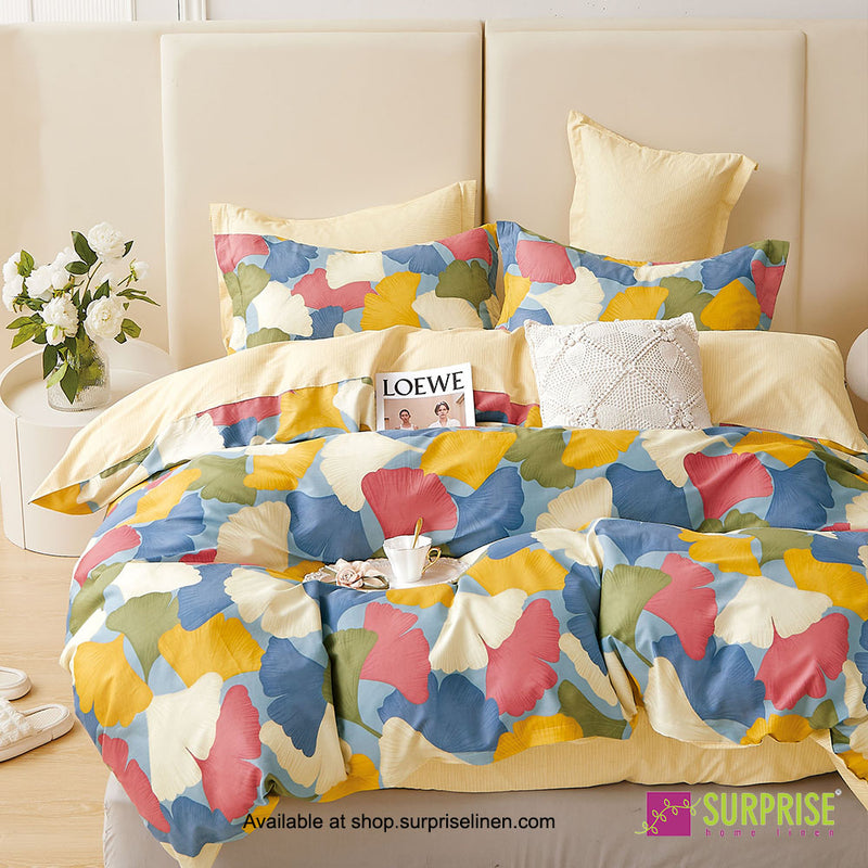 Panache Collection by Surprise Home - Super King Size 3 Pcs Bedsheet Set in 200 TC Cotton Fabric (Multicolor)