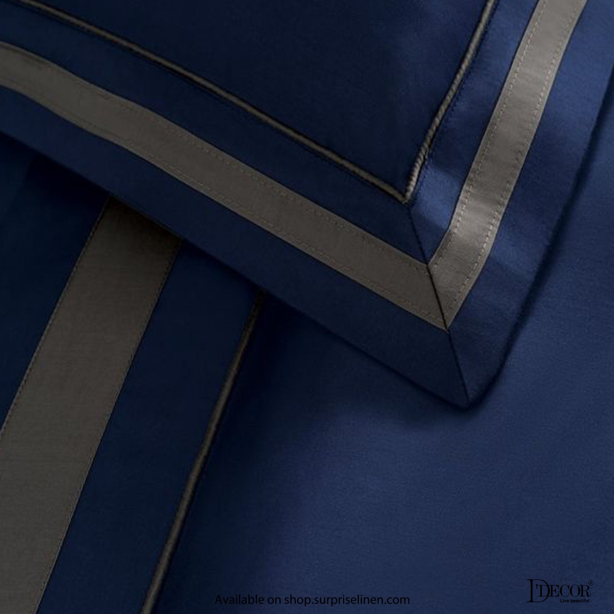 D'Decor - Urban Collection Midnight Blue Bed Sheet Set