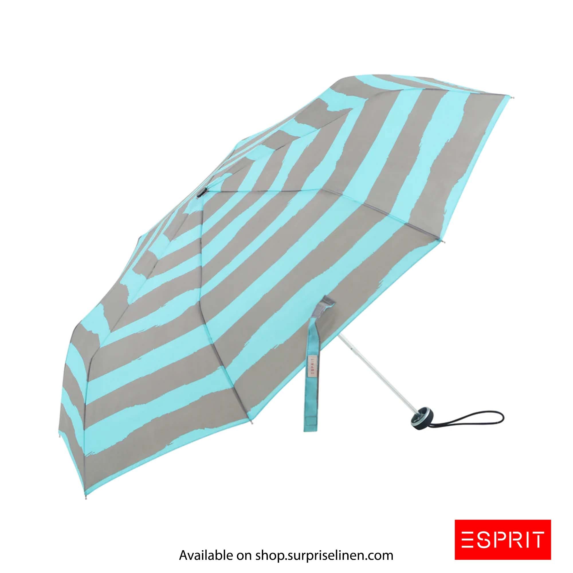 Esprit - Abstract Collection Mini Umbrella (Aqua & Grey)