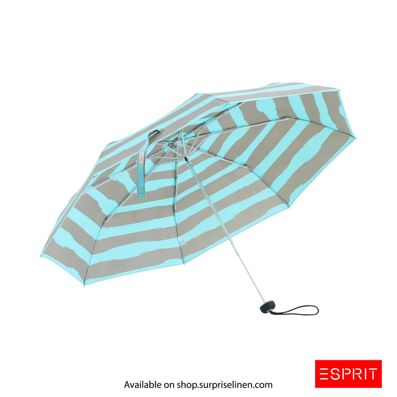 Esprit - Abstract Collection Mini Umbrella (Aqua & Grey)