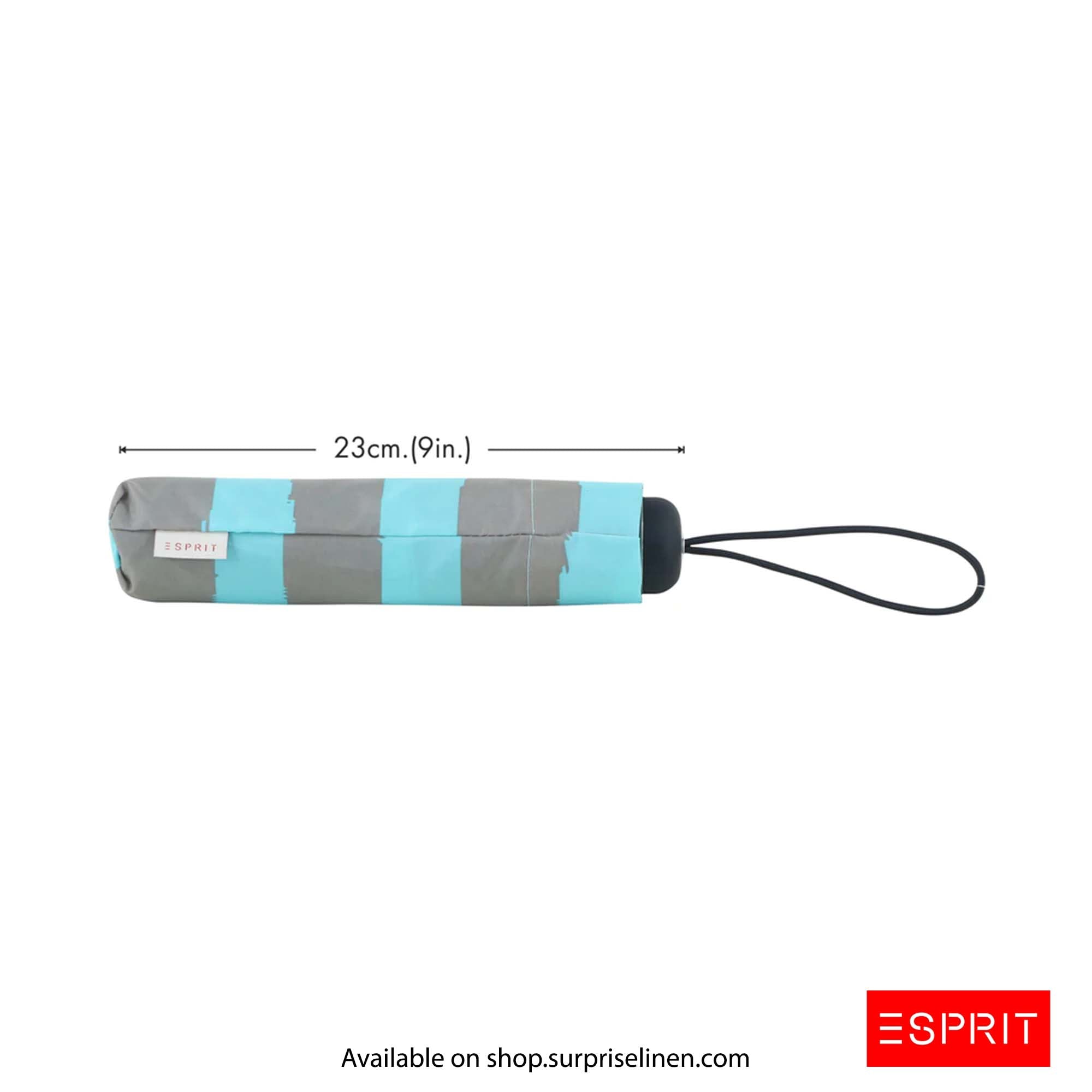 Esprit - Abstract Collection Mini Umbrella (Aqua & Grey)