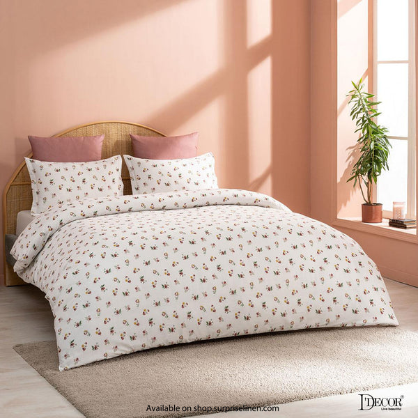 D'Decor- Vatika Bedding Collection Redwood Bed Sheet Set