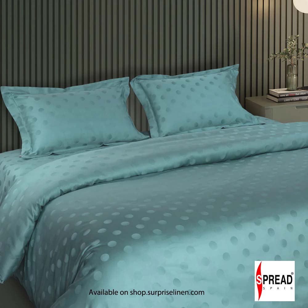 Spread Spain - Italian Jacquard Collection 750 Thread Count Bed Sheet Set (Teal)