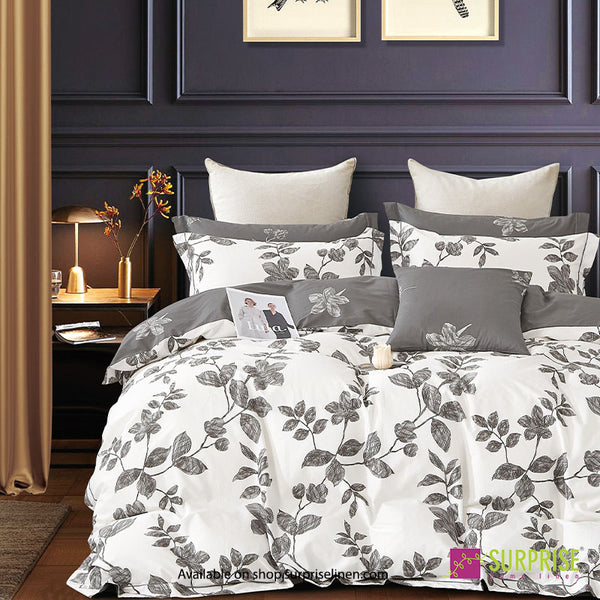 Luxury Essentials By Surprise Home - Decor Collection 400TC Organic Cotton 3 Pcs Super King Size Bedsheet (White