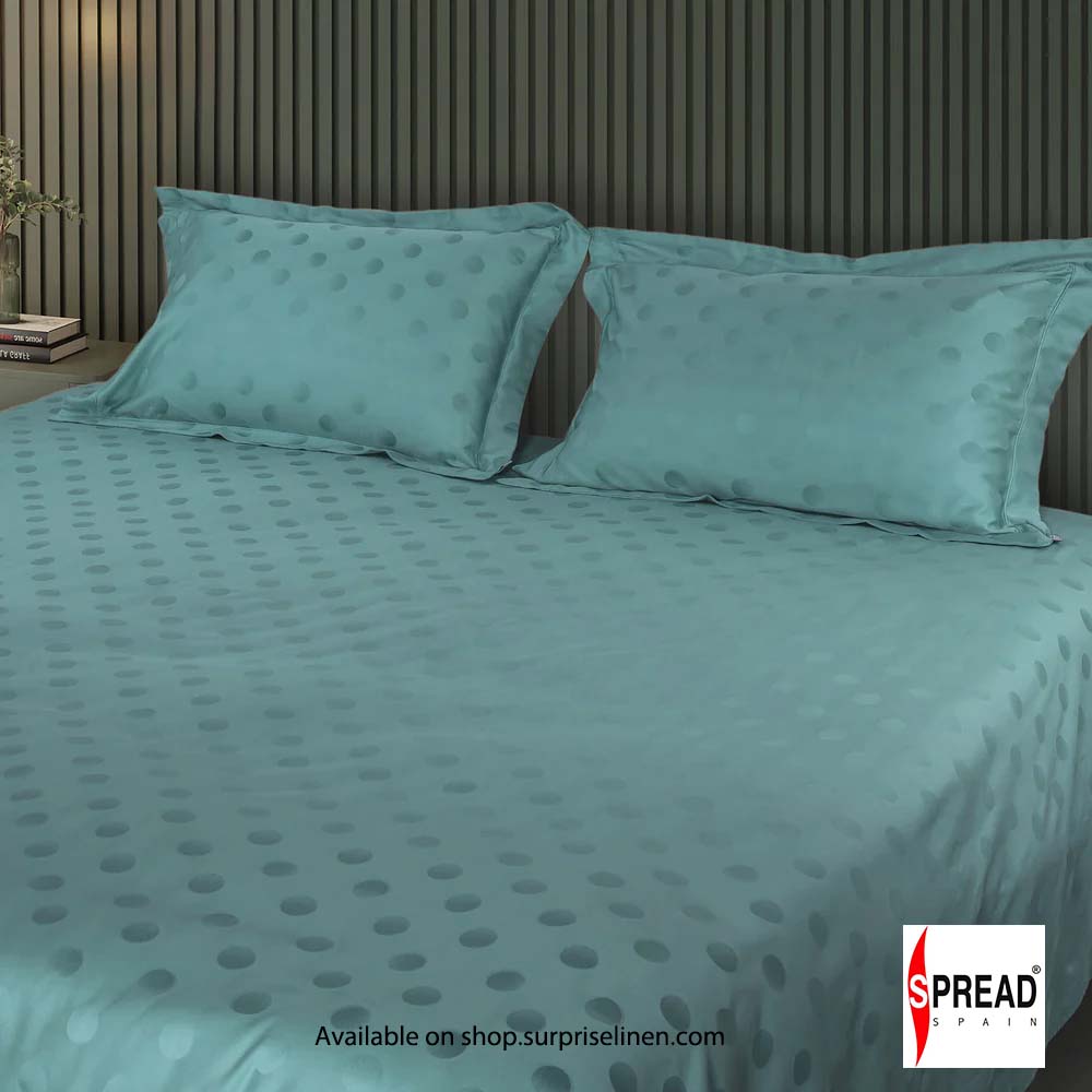 Spread Spain - Italian Jacquard Collection 750 Thread Count Bed Sheet Set (Teal)