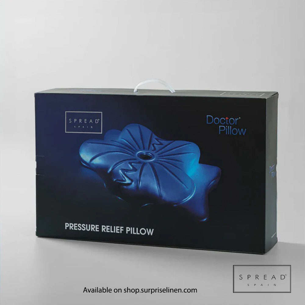 Spread Spain - Pressure Relief Butterfly Standard Size Memory Foam Pillow Certified by a Swiss Laboratory