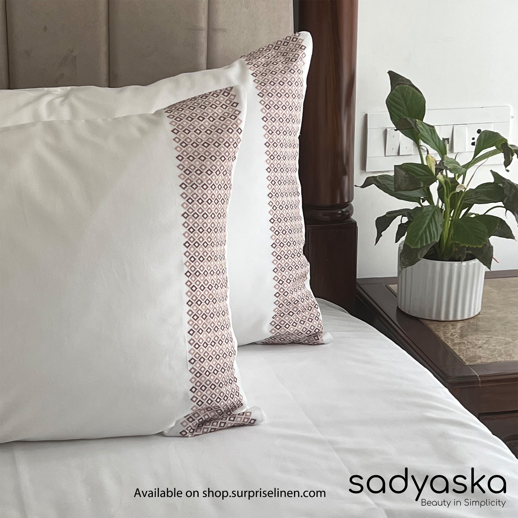 Sadyaska - Whites Collection Glory Bedsheet Set