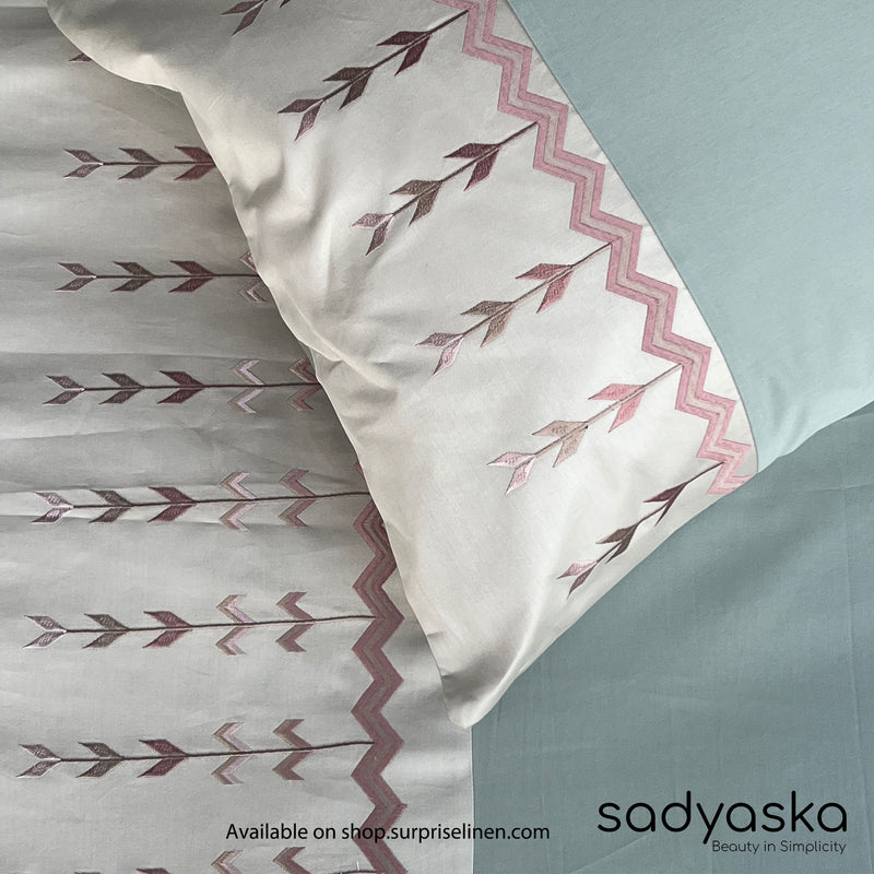 Sadyaska - Aero Collection 300 TC Cotton Satin Bedsheet Set (Oats Beige)