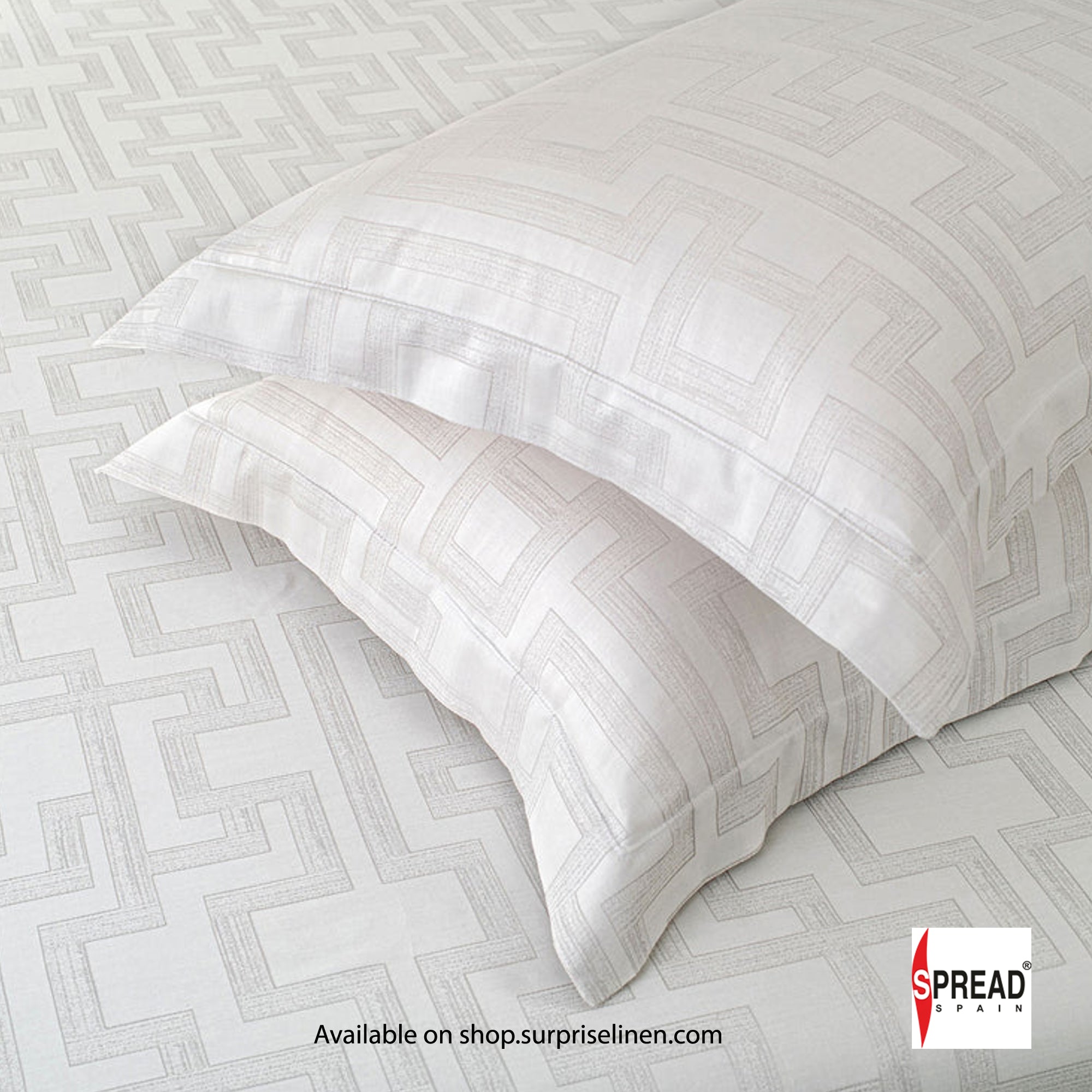 Spread Spain - 700 TC Italian Couture Luxury Bedsheet Set (Maze)